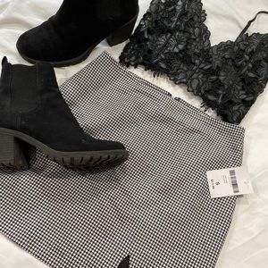 Black and White Skirt